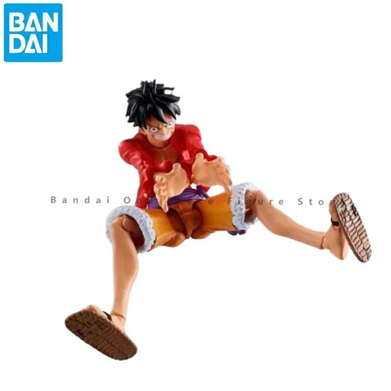 En Stock Bandai Original SHF One Piece Monkey D Luffy Ghost Island figura figuras de acción Anime modelo S.H.Figuarts juguetes regalo