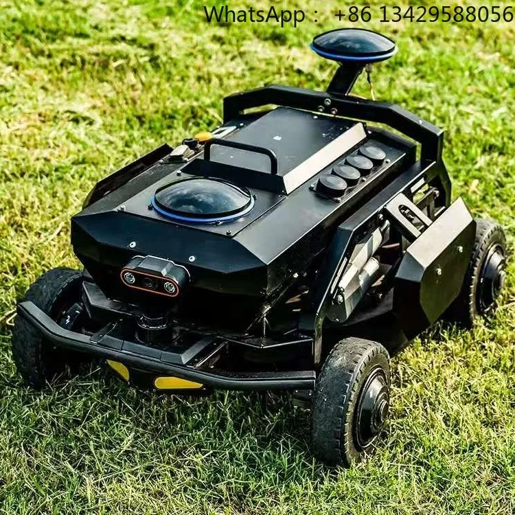 Cortacésped a Control Remoto Xuan Niao R3 con Función Automática de Trituración de Hierba y Retorno al Campo para Desmalezado