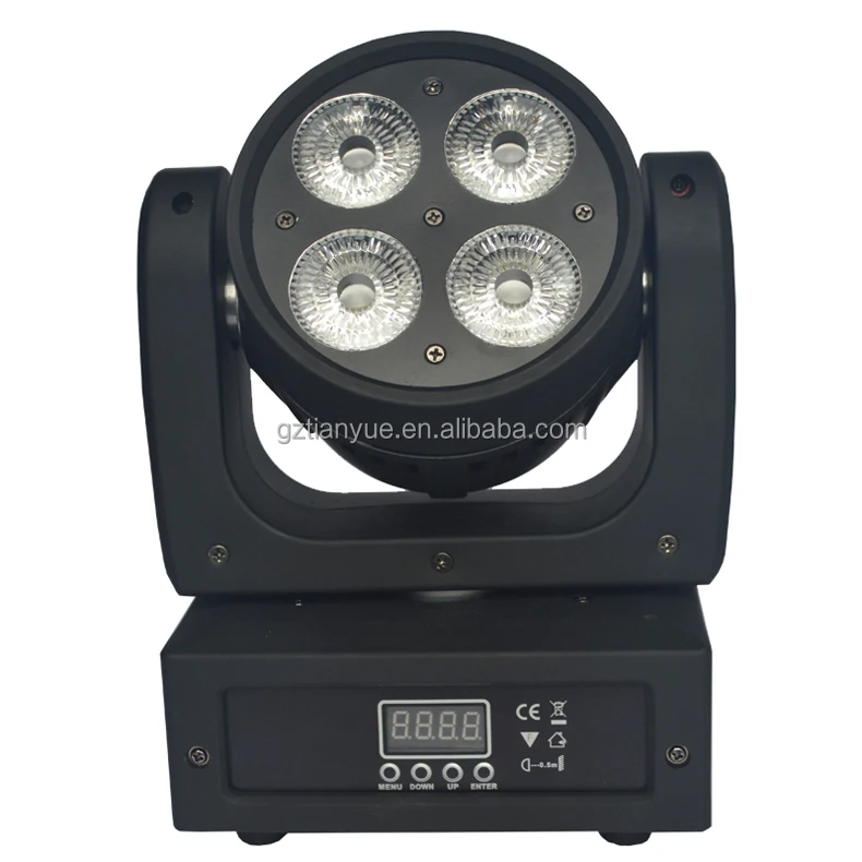 whole sell 4pcs18W RGBWAUV 6in1 led moving head light beam light bar light