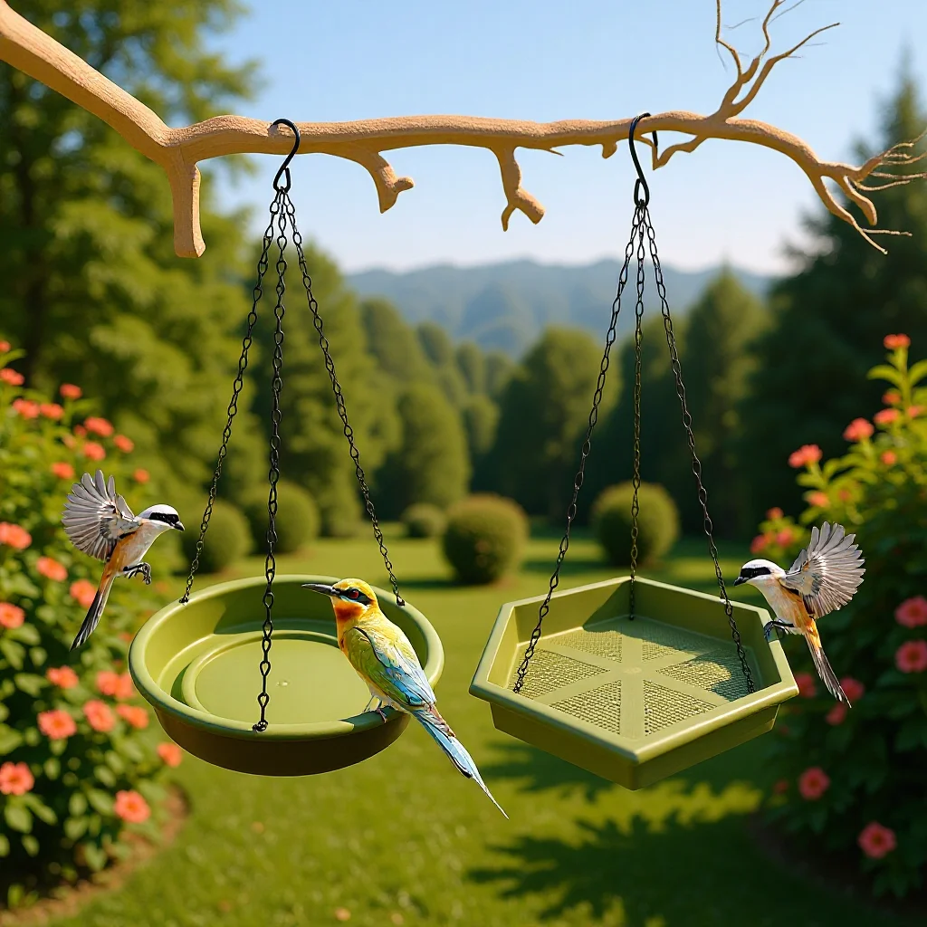 Smart Bird Feeder Camera - Hanging Wild Bird Seed Feeder And