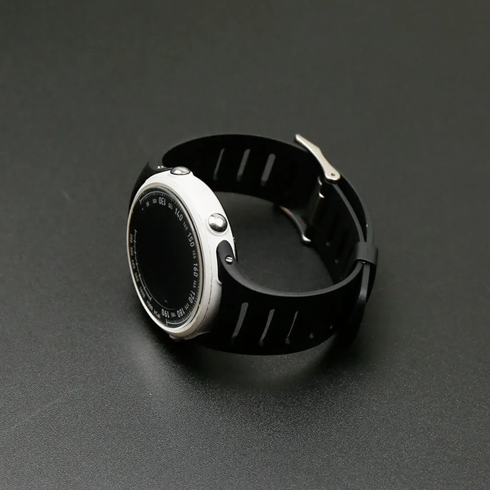 Rubber 16 Holes Watch Bands Replacement For Suunto Watch Strap With Spring T1 T1C T3 T3C T3D T4C T4D Watch Accessories