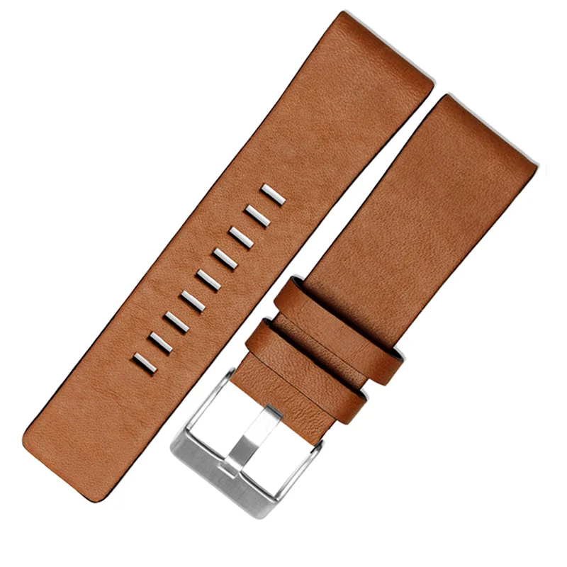 Exquisite Durable Genuine Leather Watchbands for Diesel Dz4290 Dz7395 Dz4344 Waterproof Cowhide Watch Strap 22 24 26 28 30mm