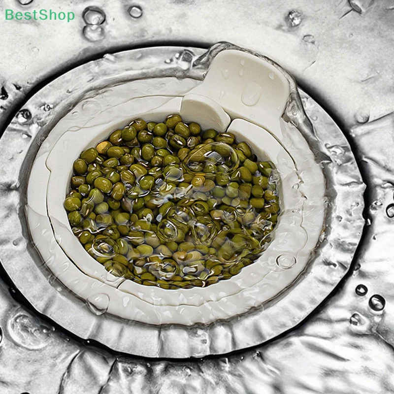 1Pcs Round Shape Kitchen Sink Filter Hair Filtration Large-caliber Filter Grid Cover Quick Drainage Anti-clogging Mesh