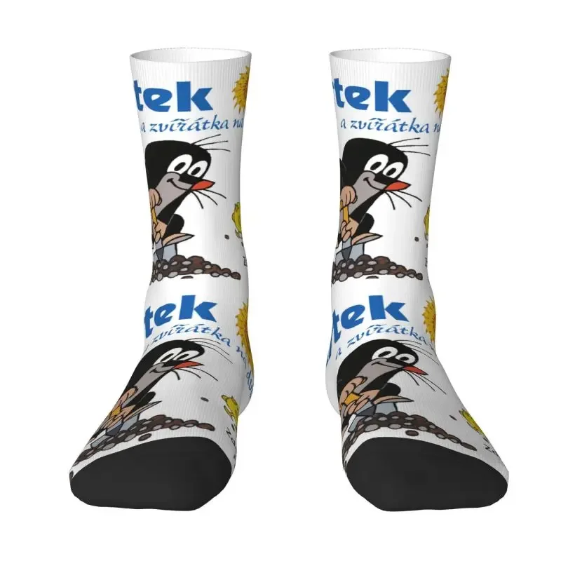 

Cute Print Cute Krtek Little Maulwurf Socks for Women Men Stretchy Summer Autumn Winter Mole Cartoon Comic Crew Socks