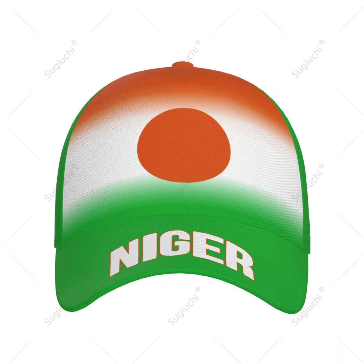 Unisex Baseball Cap Hat Niger Flag Gradient Color 3D Printing for Tennis Outdoor Bike Bicycle Golf Baseball Sports Fans