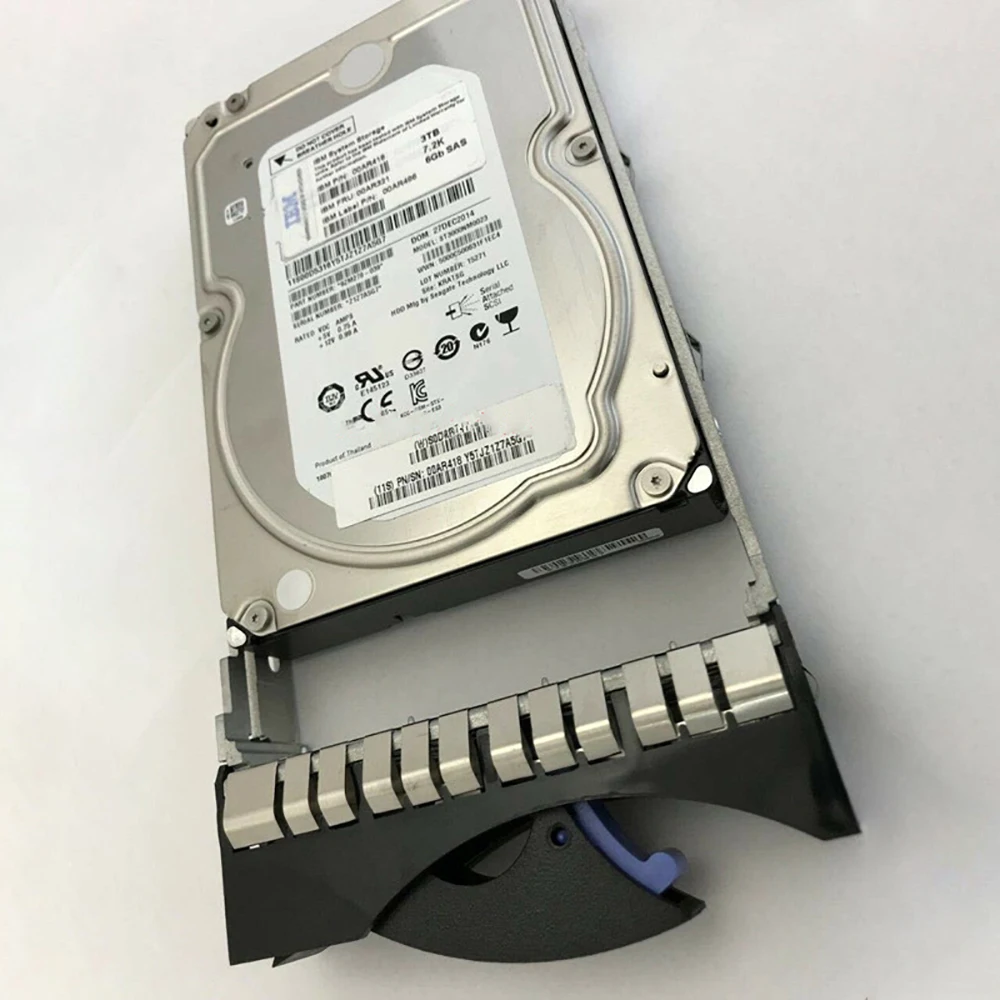 HDD For IBM Hard Disk V7000 Gen2 00AR418 00AR321 3T 7.2K SAS 3.5