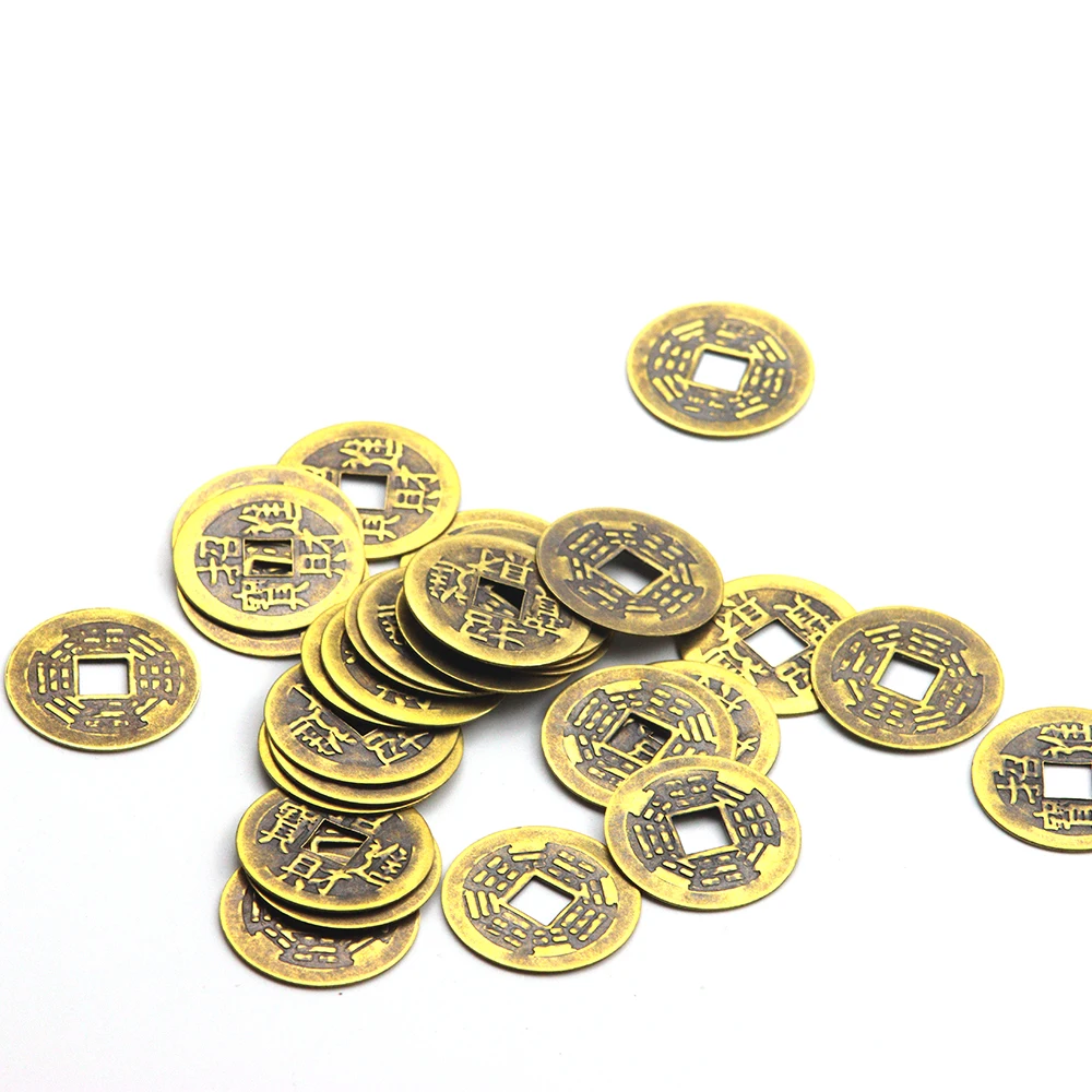 2.4MM Pure Copper Material Ancient Coins Copper Coins Loose Eight Diagrams Open Feng Shui Town House Blessing