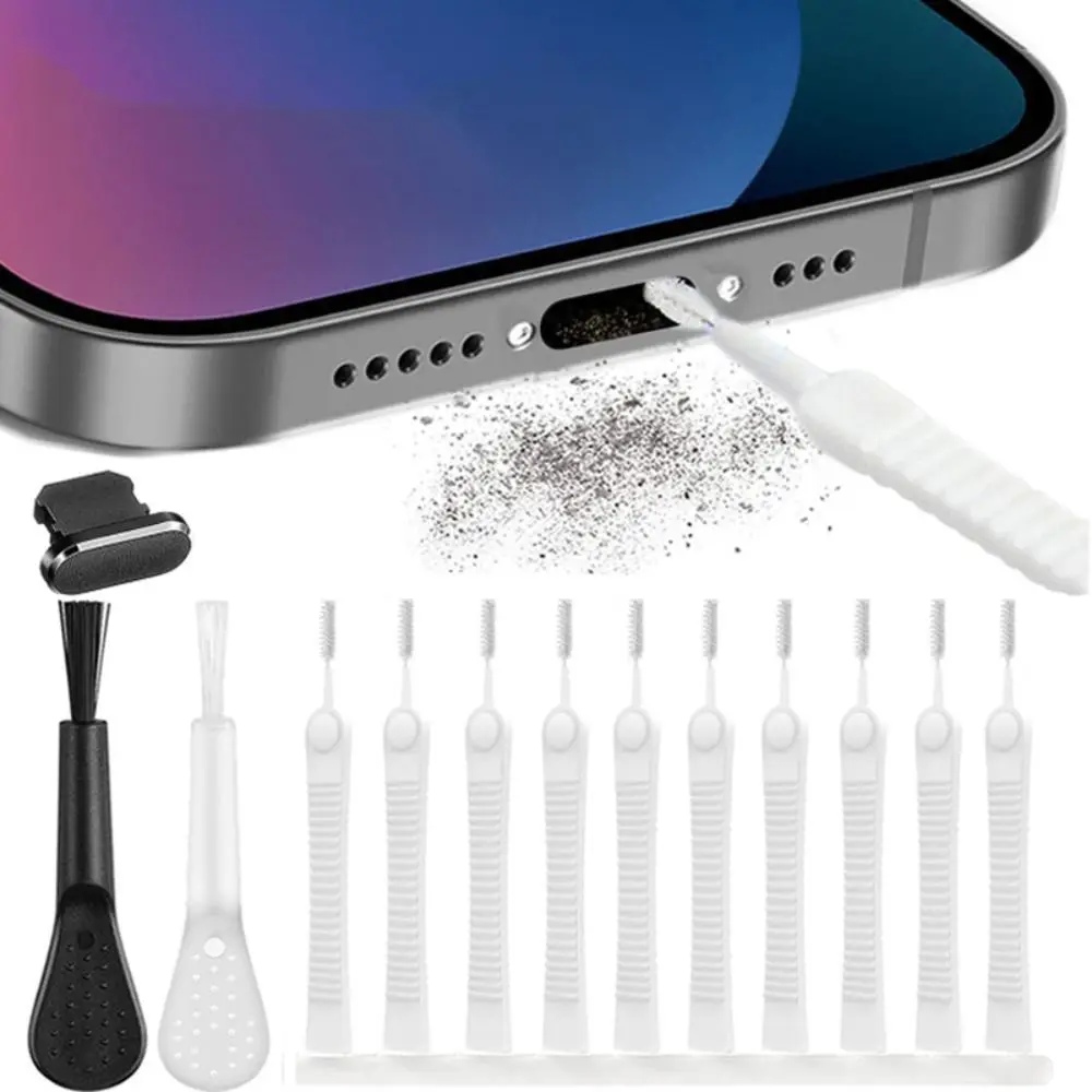 Cleaning Flower Shower Dredging Keyboard Charging Port Dust Plug Mobile Phone Cleaning Kit Phone Port Cleaner Kit Cleaner Brush