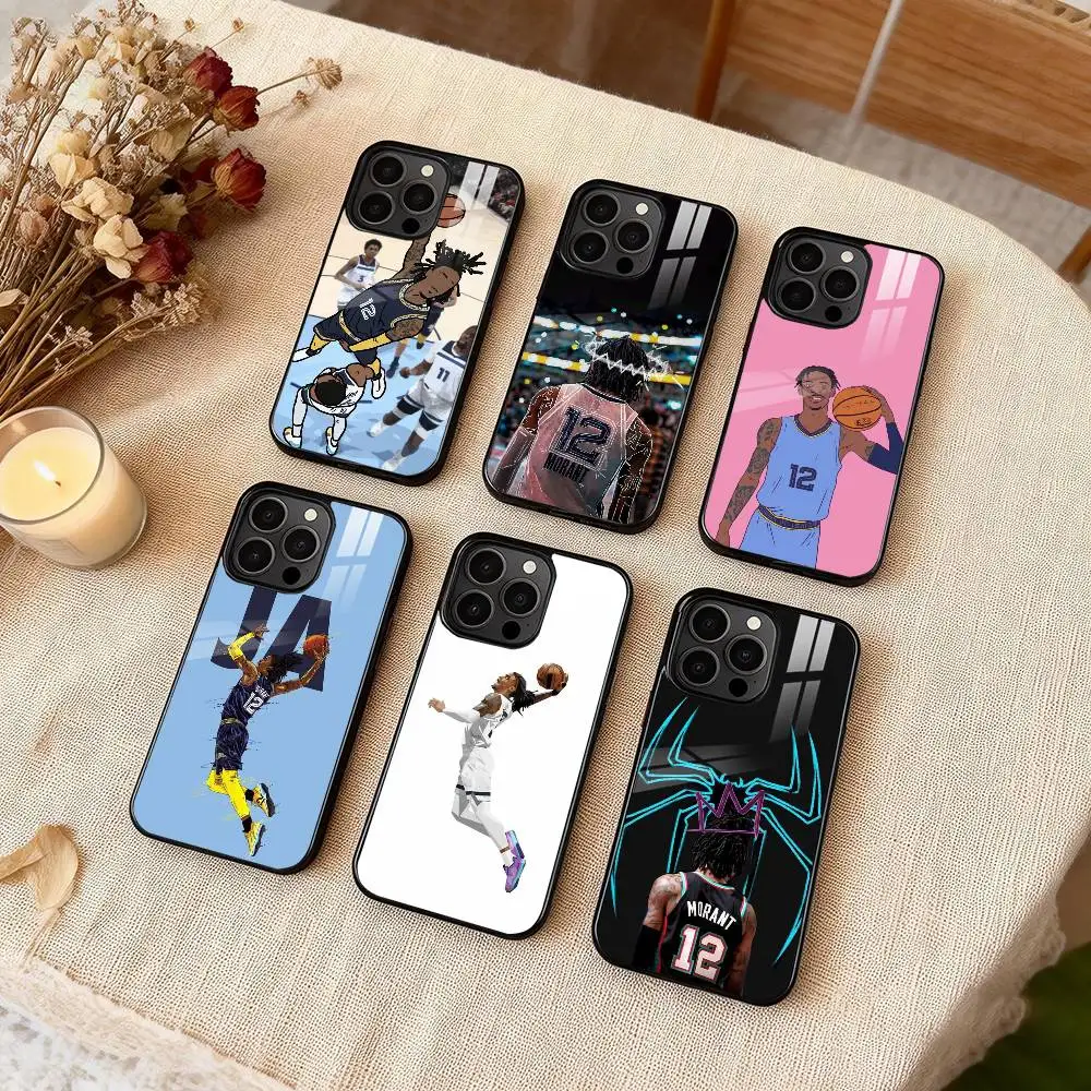 

Basketball J-Ja M-Morant 12 Phone Case For iPhone 17,16,15,14,13,12,Plus,Pro,Max for Magsafe Magnetic Wireless Charging