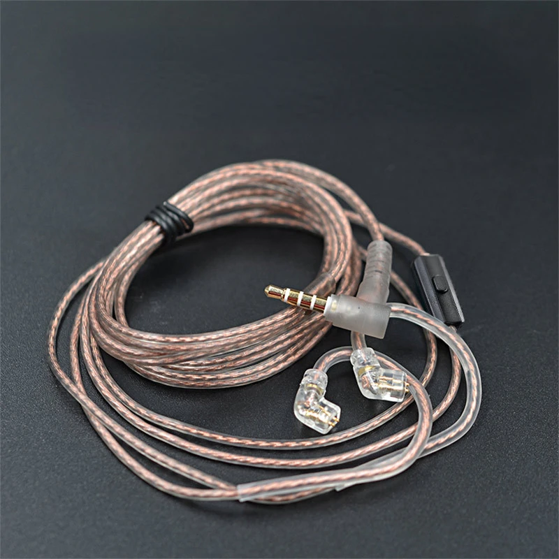 KZ Original Cable High-Purity Copper Twist Earphone Wire for ZS3 ZS4 EDX ZSN ZST ASX EDX ZSX CA4 C12 C16 ZAX C10