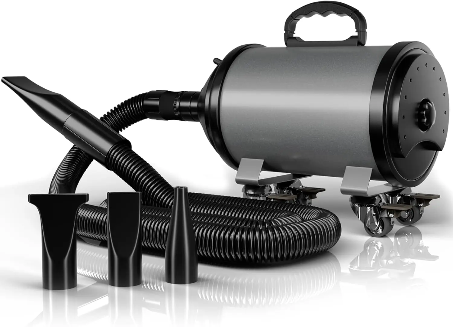 

Car Dryer with 2-Speed Airflow, 16 ft Hose, 140°F Heat for Cars, Motorcycles, Pets