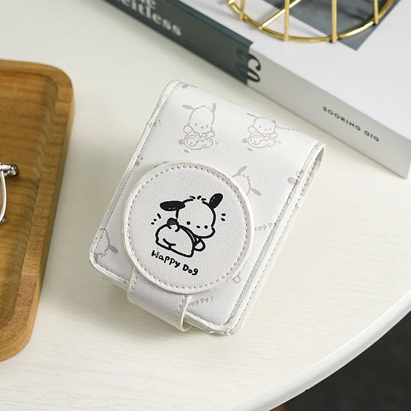   حقيبة مكياج هالو كيتي بوشاكو لوبي جيرل، حقيبة تخزين أحمر الشفاه المحمولة، حقيبة مستحضرات التجميل الواقية مع هدية مرآة