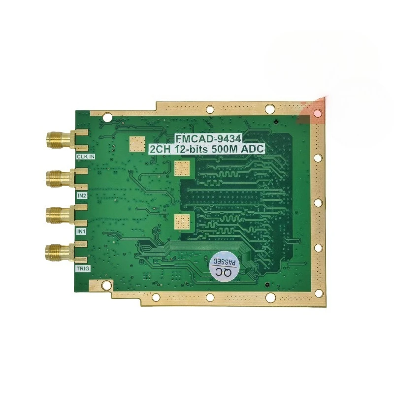For high-speed acquisition  daughter card, dual channel 500M 12-bit AD9434 module