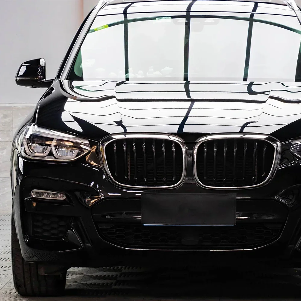 

Car PET Piano Black Vinyl Film Wrap Cover Adhesive Roll Sticker Vehicle Truck Body Hood Decal Air Release Tuning Accessories