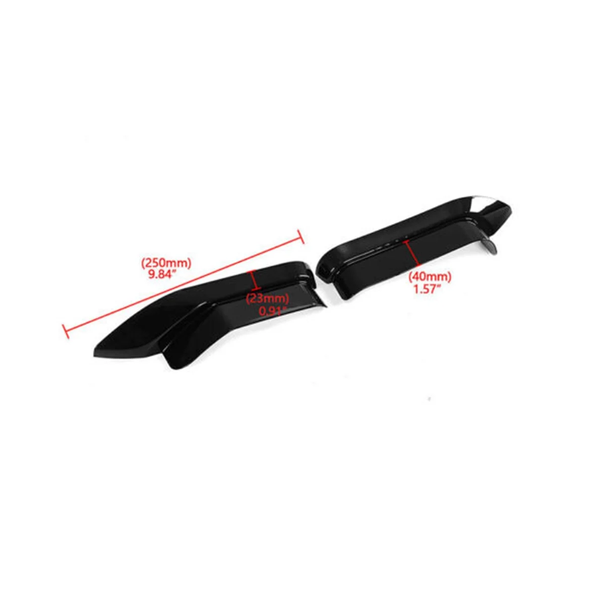 Rearview Mirror Rain Eyebrow Guard Trim for Ford Bronco 2021 2022 2023 Accessories ,Black 2PCS