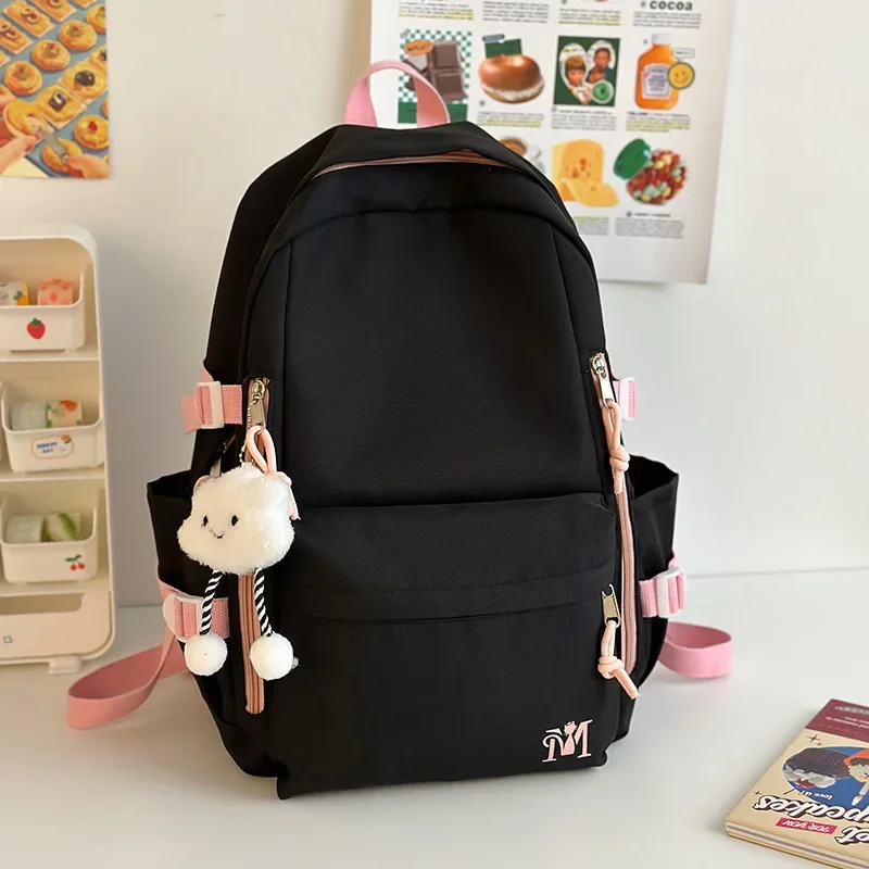 Crianças mochila para menino versátil para mulheres mochila bonito dos desenhos animados mochila saco de escola saco de classe para menina sacos de ombro