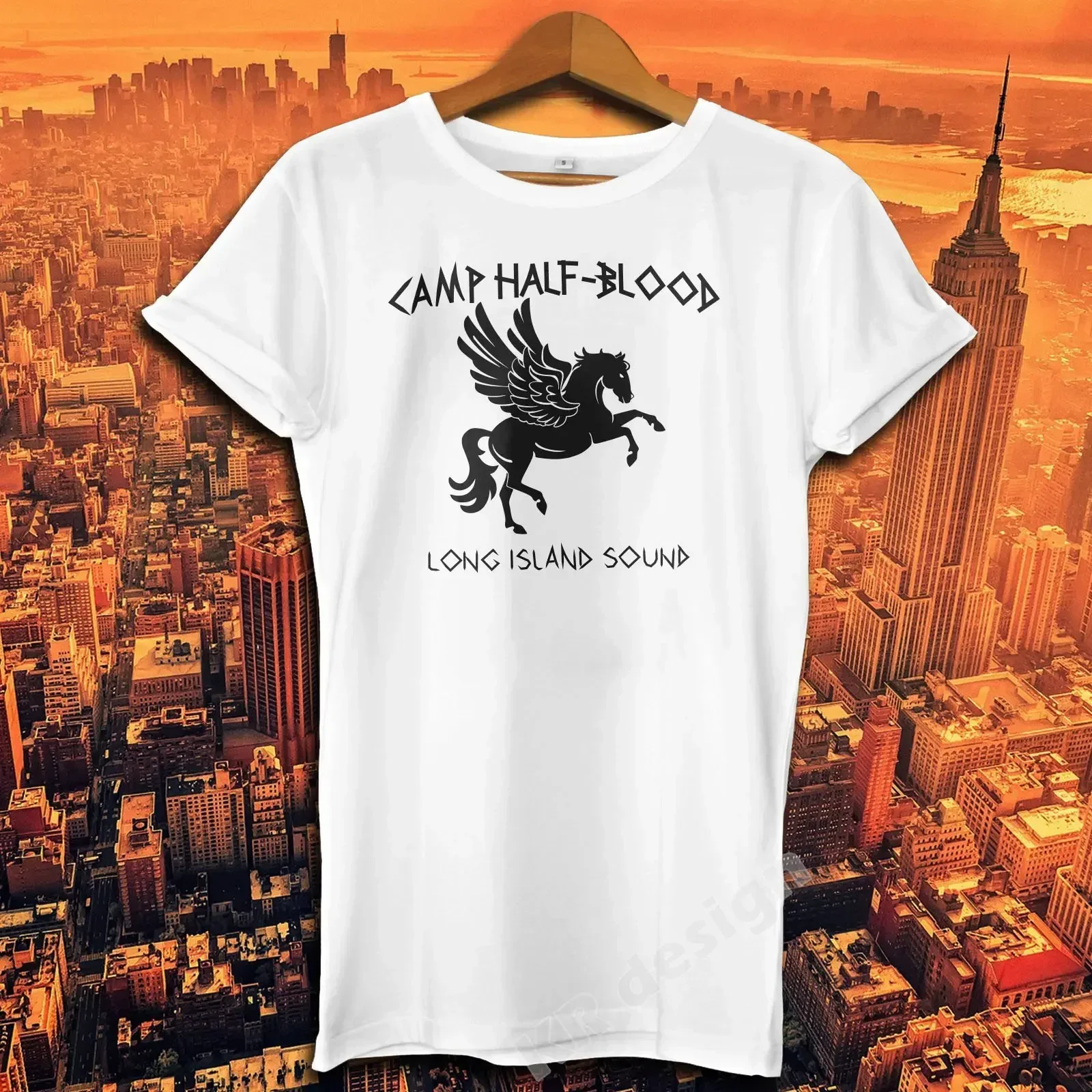 2024 Camp Half Blood T-shirt Percy Jackson Movie Shirt Long Island Sound Greek Demi God Tee shirt Heroes of Olympus Shirt Cotton