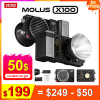 ZHIYUN MOLUS X100 LED Video Light Photography Lighting Fill Light for Photos Studio Video for Youtube Outdoor Shooting Light