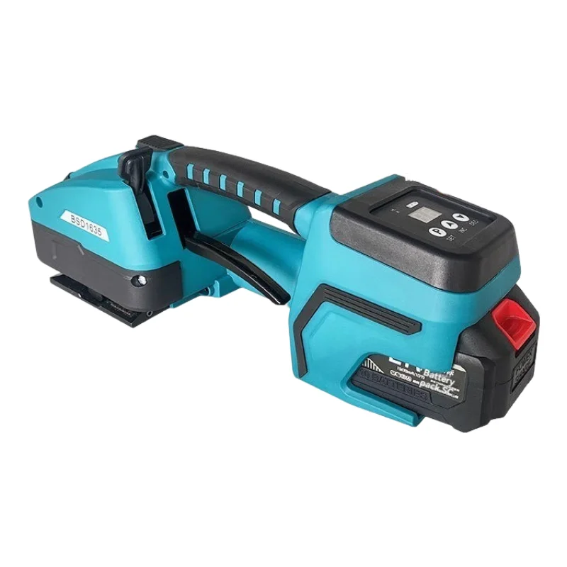 Cordless Electric Strapping Tool KOTUMY Portable Automatic Baling Machine for Plastic & Steel Straps