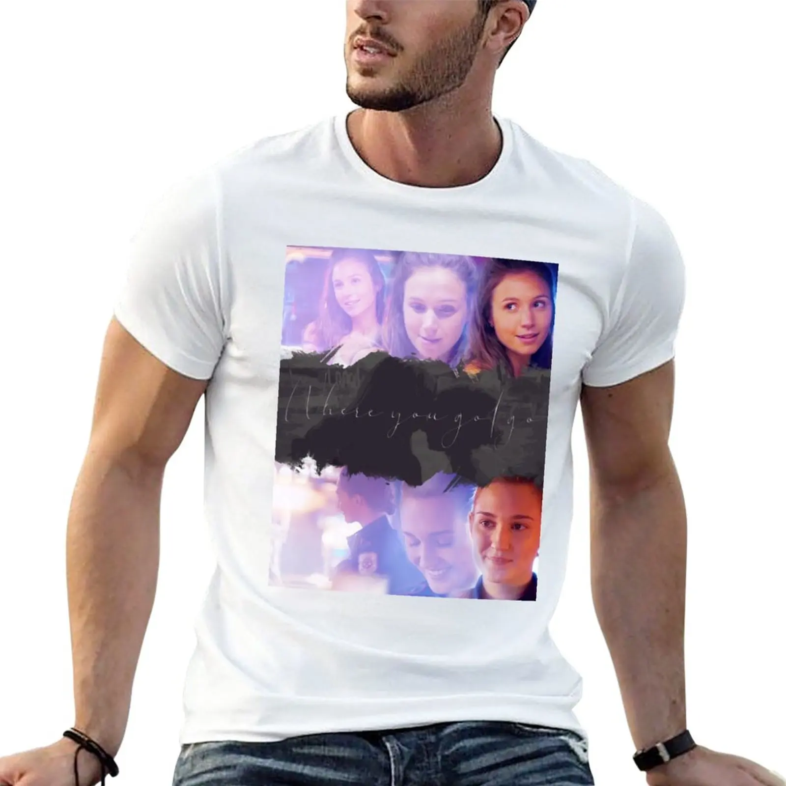 Футболка Длинная, летний топ, аниме одежда, футболки для мужчин