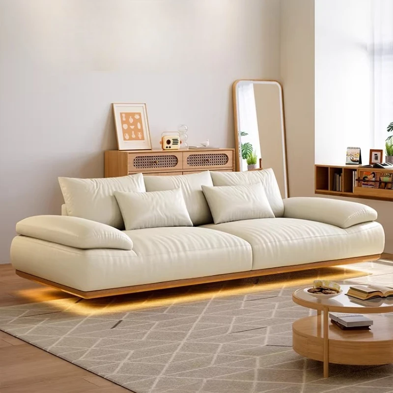 Luxury 4 Seater Living Room Sofas Beige Italian Modular Lounge Office Couch Recliner Sleeper Modern Divano Soggiorno Furniture