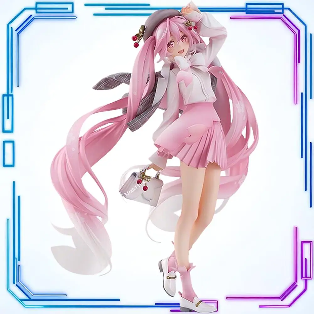 In Stock GSC Original Genuine Vocaloid Piapro Characters Hatsune Miku 1/6 Sakura Hanami Outfit Ver. 28cm Model Toy Figures Gift