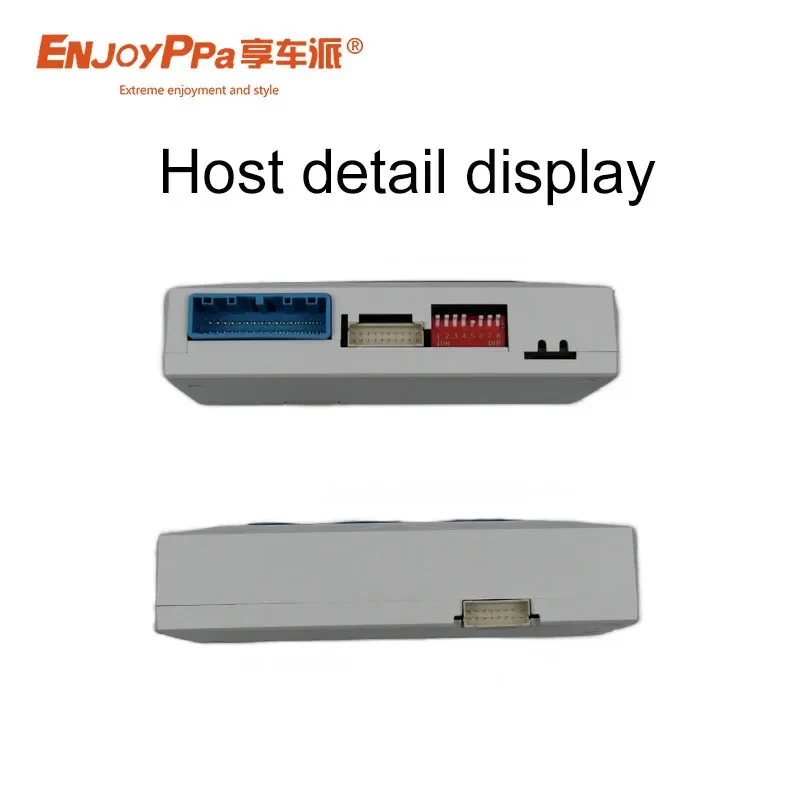 Último decodificador de grabación dual 3D delantero y trasero con control táctil de pantalla, sistema de cámara panorámica 360 todo en uno para coche