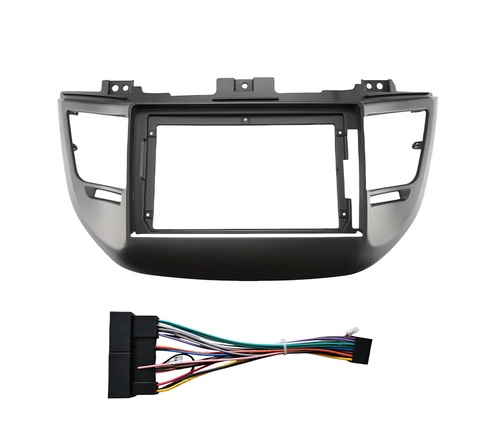 9 Inch Auto Frame Fascia Adapter Android Radio Dash Fitting Panel Kit Voor Hyundai Tucson IX35 2015