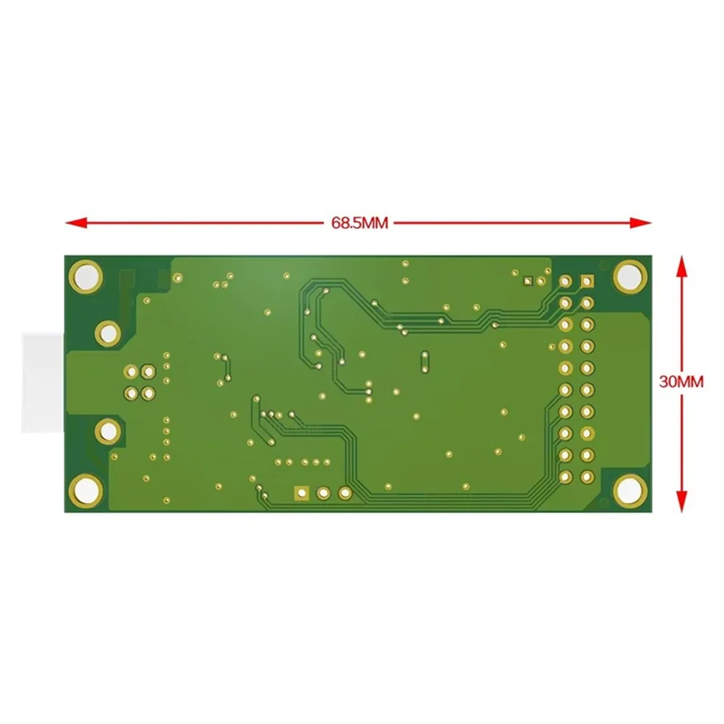 -BOFF Italian Amanero Combo384 USB Card Module C3391 DSD512 PCM384 32Bit C3391 Upgrade Crystal Oscillator Standerd Version