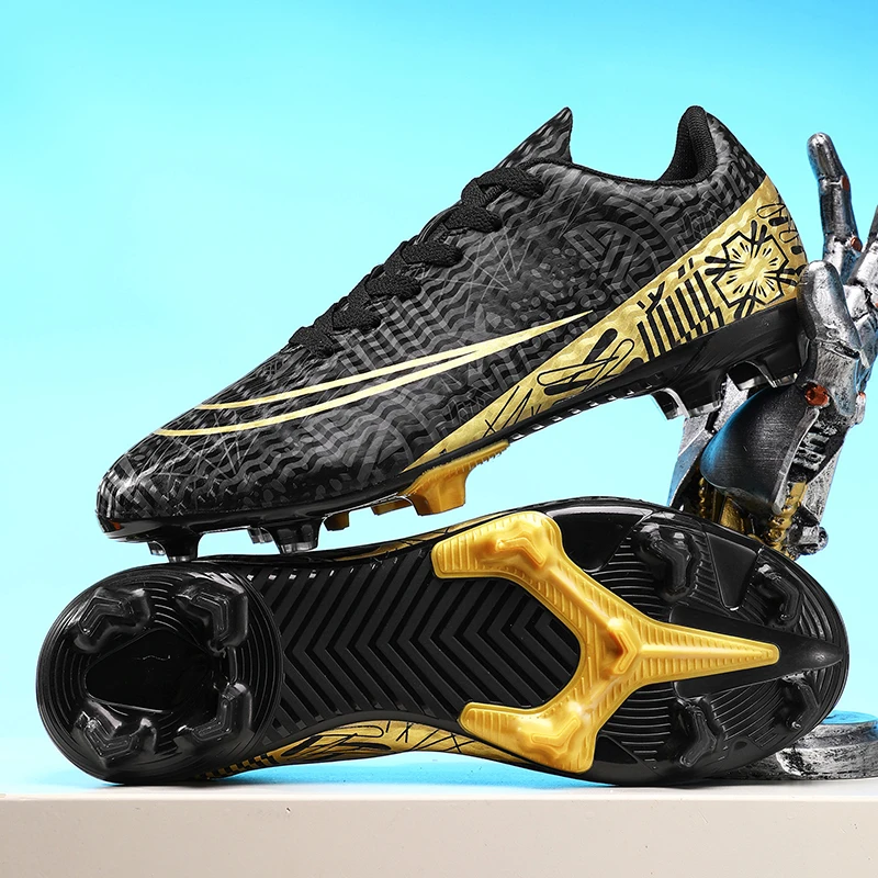 

2025Short spike cleats new competition level football shoes for men and women universal professional game training sports shoes