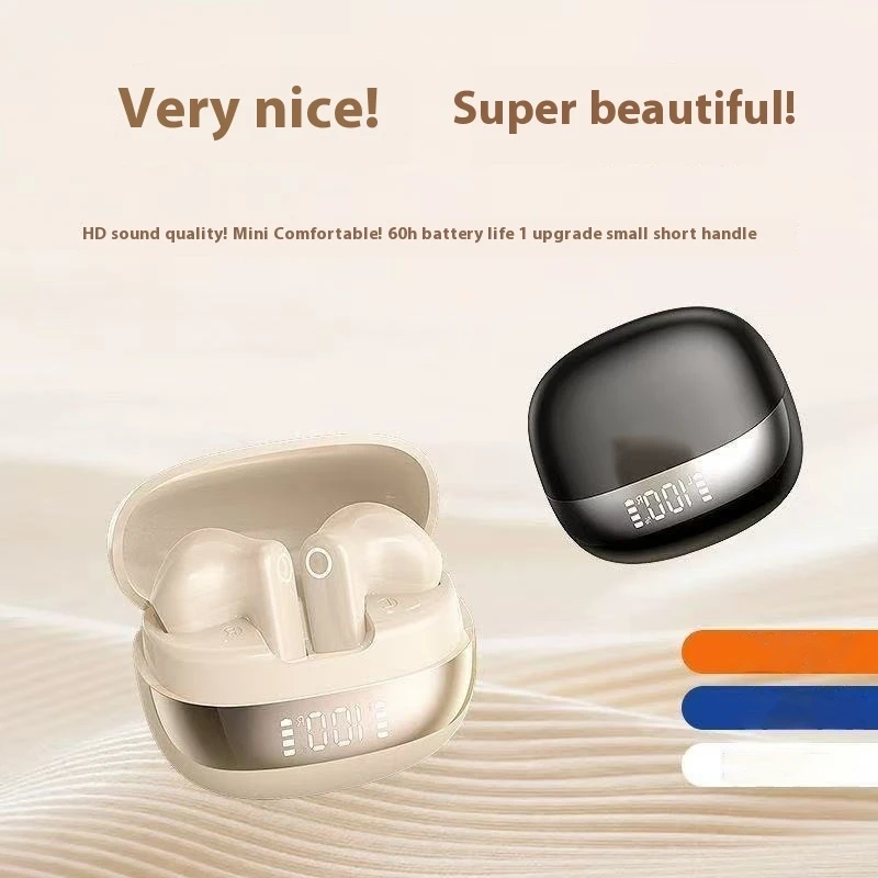 Wireless Earphones Bluetooth TWS 5.3 Stereo Earbuds Hifi Hea