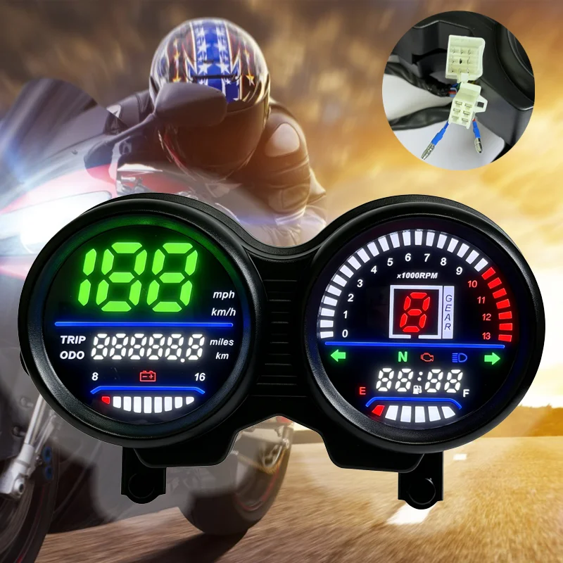 Accesorios Multifuncionales para Motocicleta, Velocímetro Digital, Tacómetro, Tablero de Instrumentos para Bajaj Boxer CT100 CT110 CT 100 CT 110