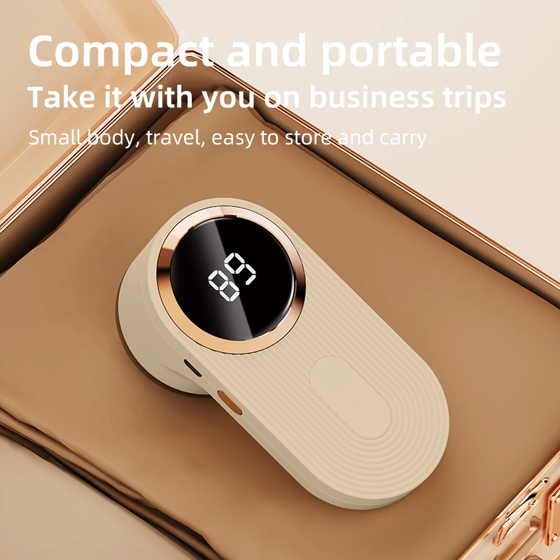 XMSJ مزيل الوبر المحمول للملابس الكهربائية الزغب بيليه مزيل شاشة LED قابلة للشحن للملابس ماكينة حلاقة مزيل الزغب