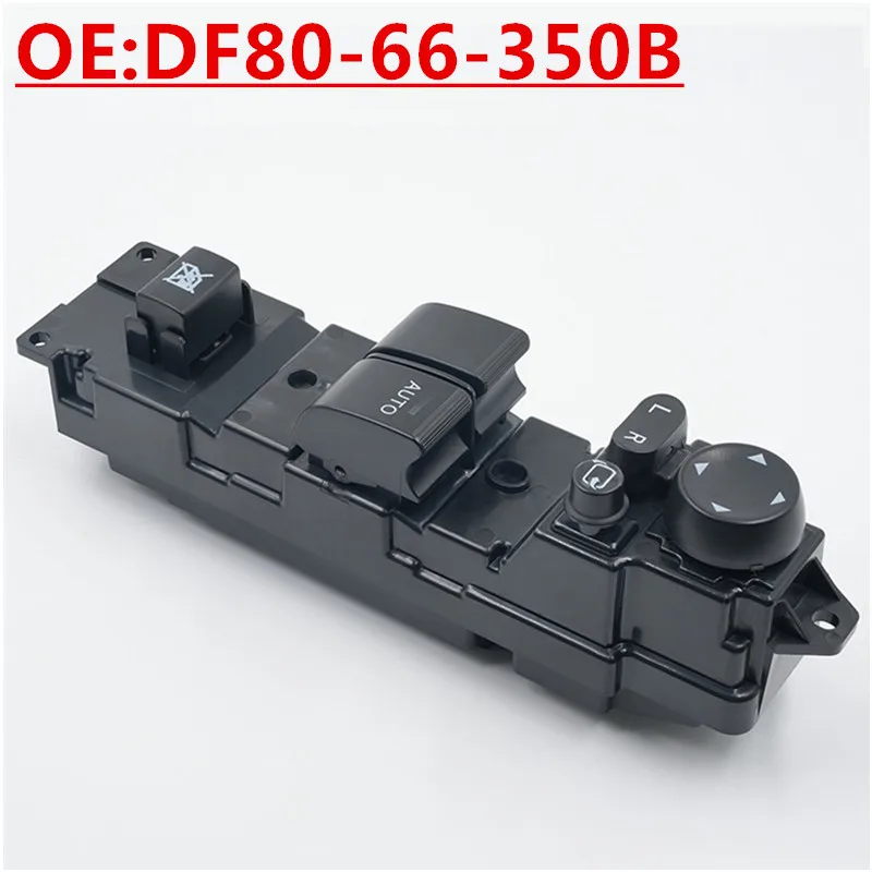 

OE: DF80-66-350B Подходит для Mazda 2, переключатель стеклоподъемника, двухдверный переключатель правого привода Mazda