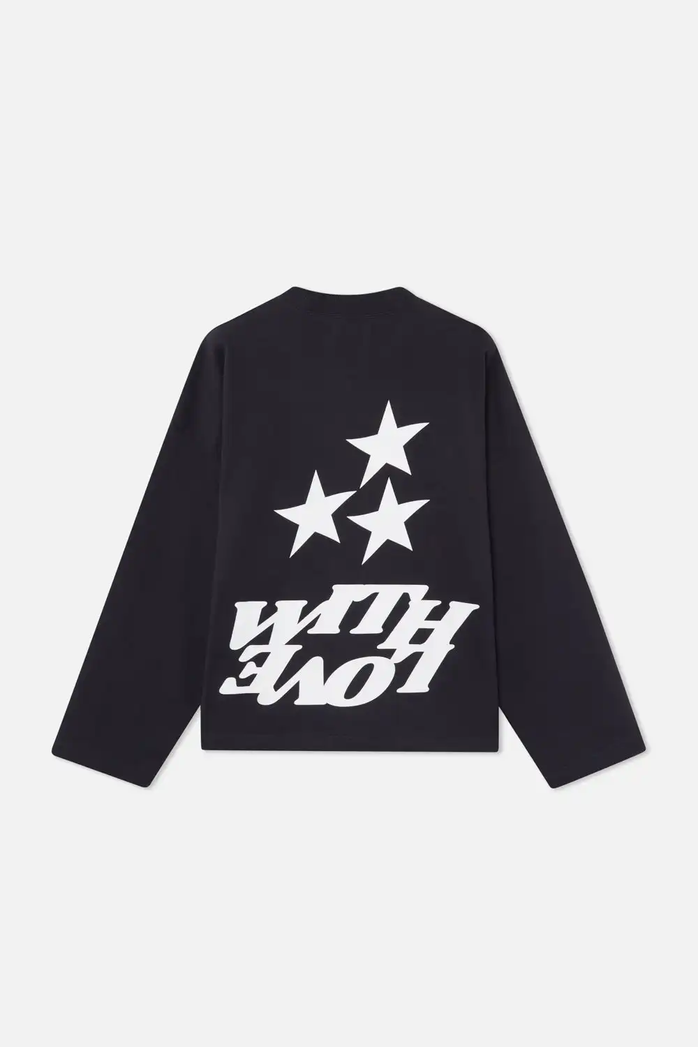 Oversized Vintage Com Ecru Sweatshirt Long Sleeves T shirt Casual Letters Hiphop Harajuku Streetwear Y2k Tops Men Women Clothing