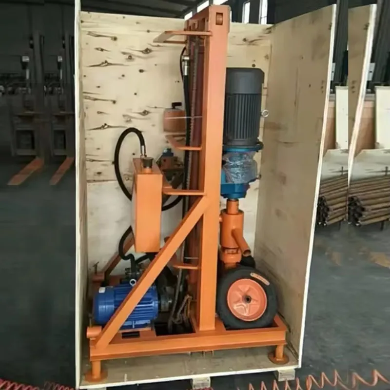 

Rotary Water Well Drilling Rig Portable 100 Meter Deep Small Water Well Drilling Rig Machine