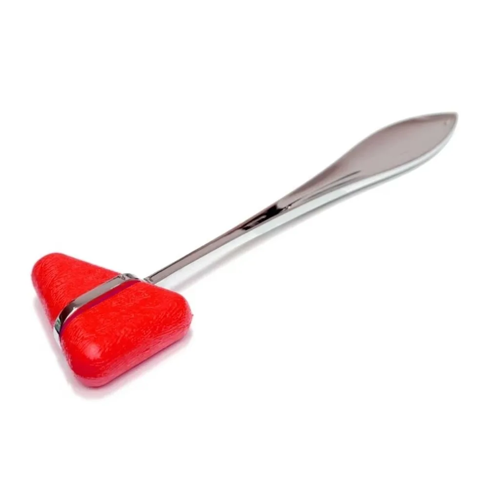 Taylor Triangle Reflex Hammer Textured Grip Dual Head Diagnostic Hammer Lightweight Build Neurological Hammer Neurological Exam