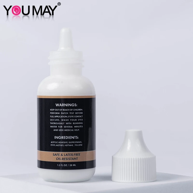 Glue Adhesive For Wig Hair Extensions Special Glue Tape Lace Wig Glue Invisible Strong Bond Hold Waterproof Lace Wig Adhesive