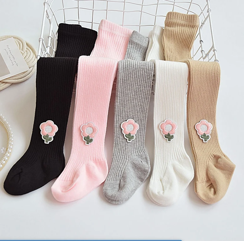 Children's pantyhose spring and autumn thin girls' leggings outside princess baby one-piece elastic dance socks