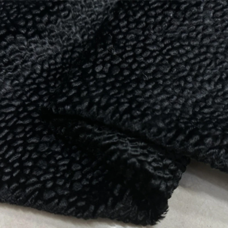 

Velvet Acetate Fabric By The Yard Imitation Mink Velvet Thickened Jacquard Bag Wholesale Cloth Diy Sew Per Meter