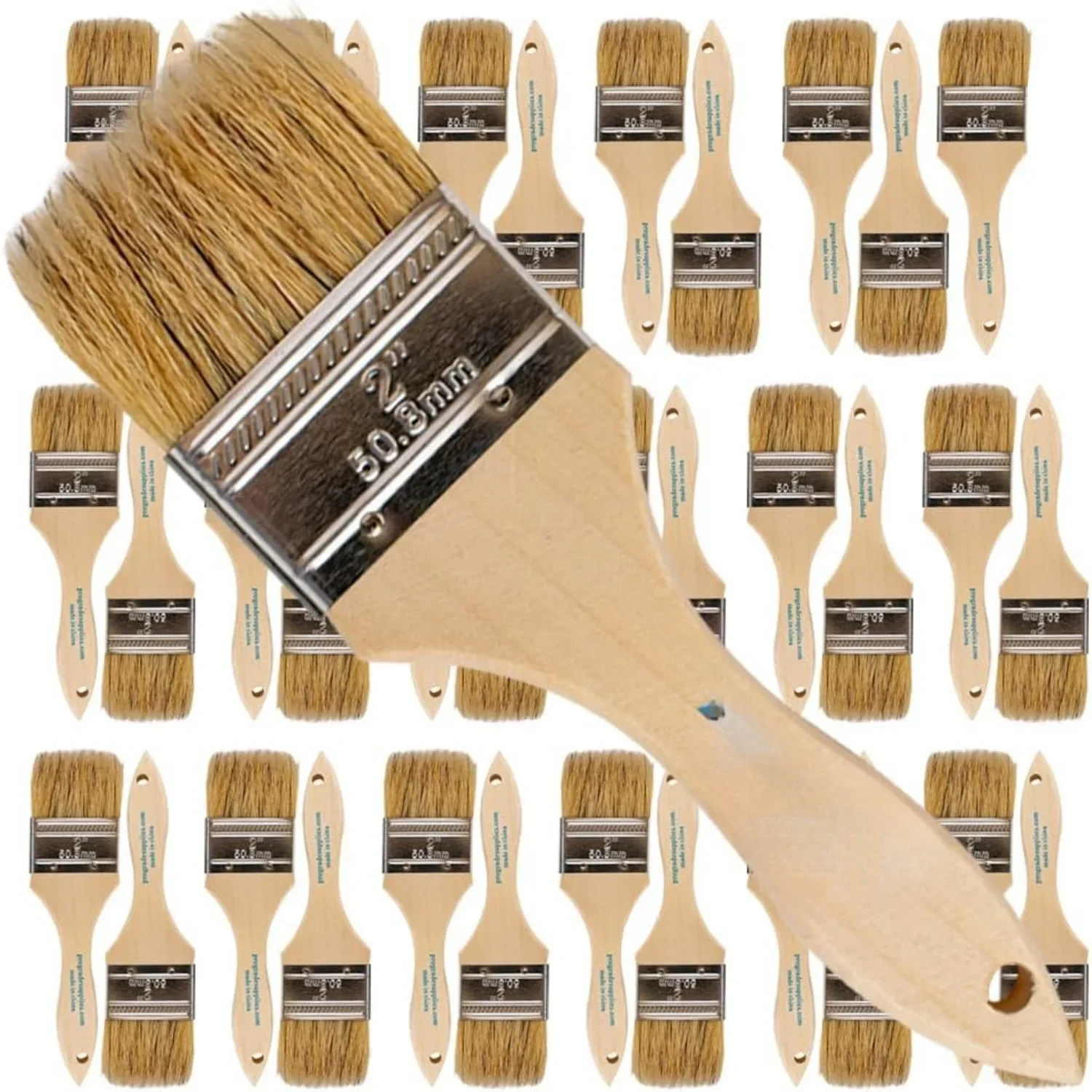 

Chip Paint Brushes - 36-Pack - 2 Inch Chip Brush for Paints, Stains, Varnishes, Glues, & Gesso