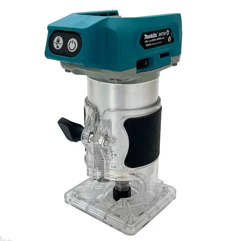 Makita Machine Brushless Slotting Tool DRT50 Cordless Trimmer Rechargeable Trimming Milling Woodwork Engraving Machine