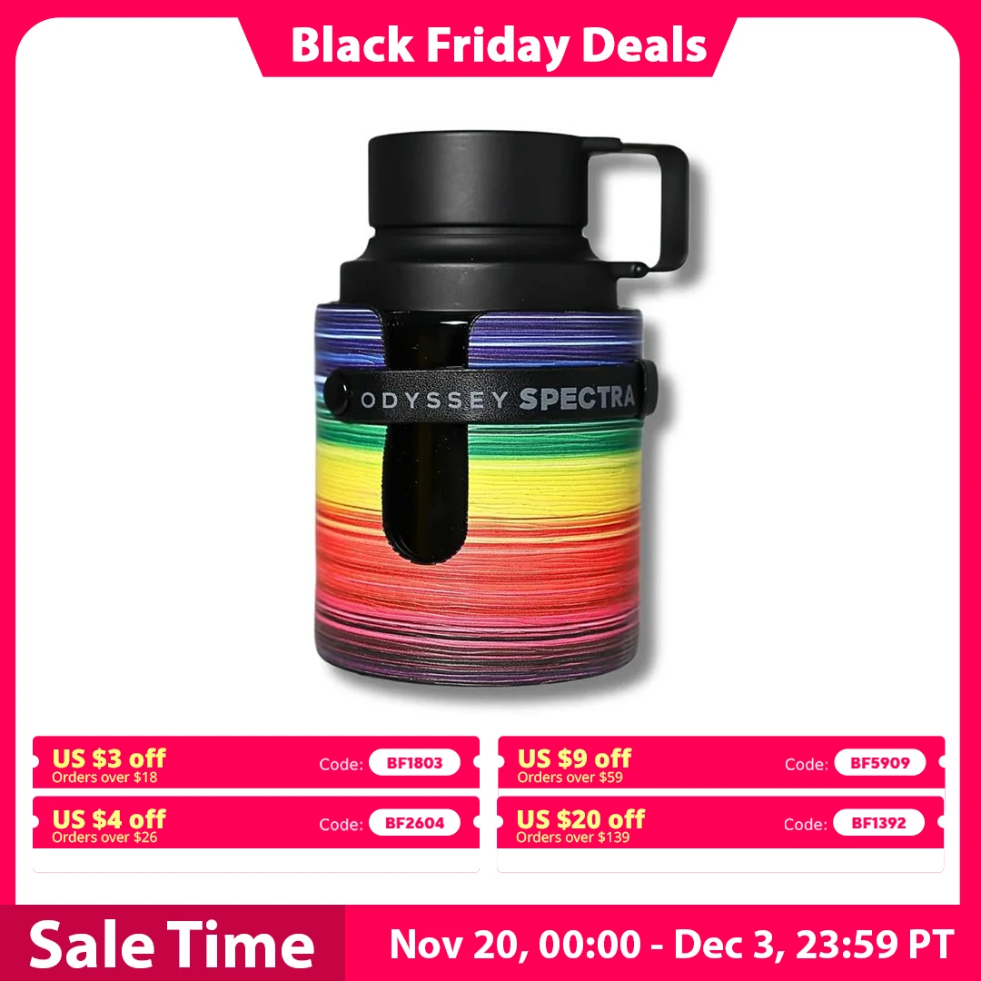 Armaf Odyssey Spectra Rainbow Edition Eau de Parfum Spray per unisex, 3,4 once