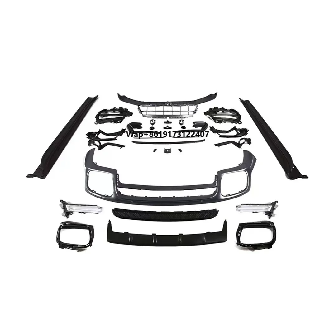 

Car Bumper Suitable for 971.2 to SD GTS Sport 2020-2022 Body Kit Front Bumper Assembly with Grille Side Skirts