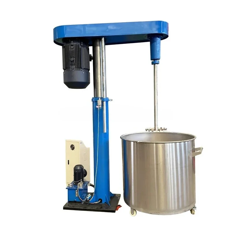 

800L Variable Speed Paint Dispersion Dissolver 11KW High Speed Disperser Color Paste/Pringting Ink Dispersing Mixer Machine