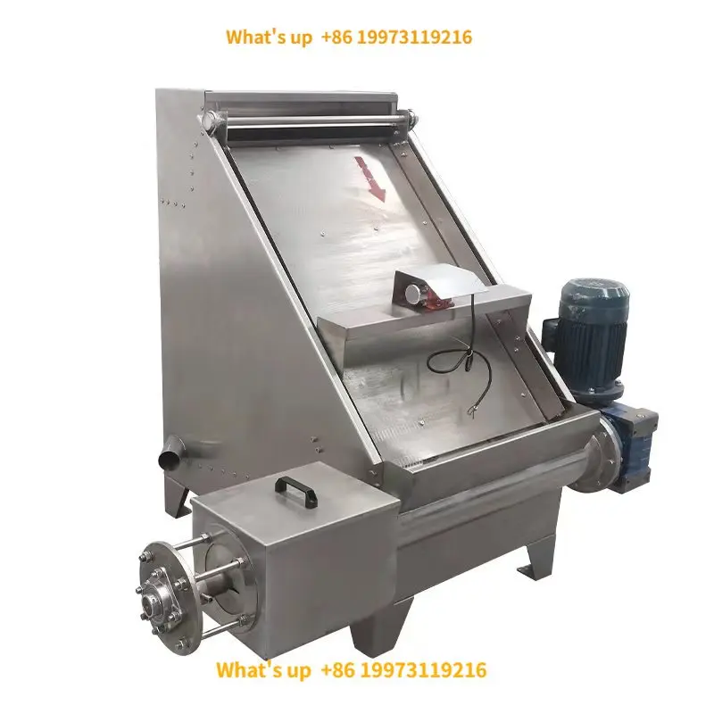 2026 Animal Fecal Dry-wet Separation Dehydrator Inclined Screen Solid-Liquid Separator