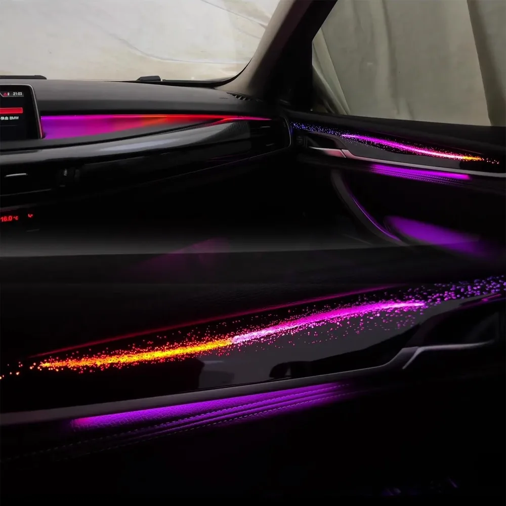 Shining Galaxy Car Ambient Light Upgrade for BMW X5 X6 Car Decoration Accessories F15 F16 2014-2018 Auto Lighting Systems