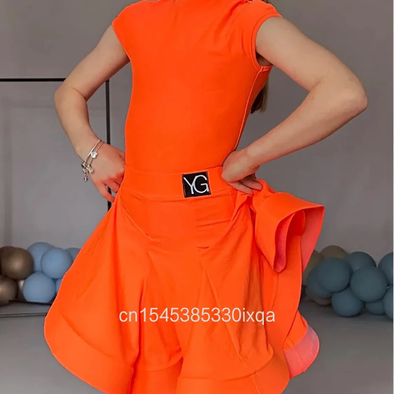 Lateinamerikanisches Tanzkleid mit Fransen, Maßgeschneiderte Tango-ChaCha-Samba-Aufführungskostüme für Erwachsene und Kinder, Lateinamerikanische Wettkampfkleidung