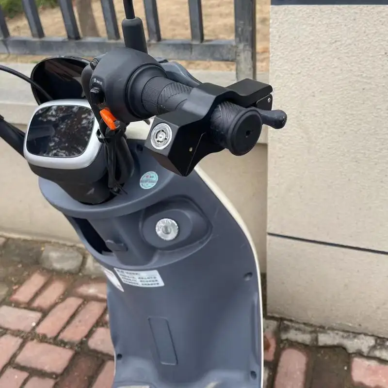 Motorcycle Grip Lock Anti-Theft Brake Handlebar Throttle Lock Riding Accessories Security Locks For Atvs Electric Bikes