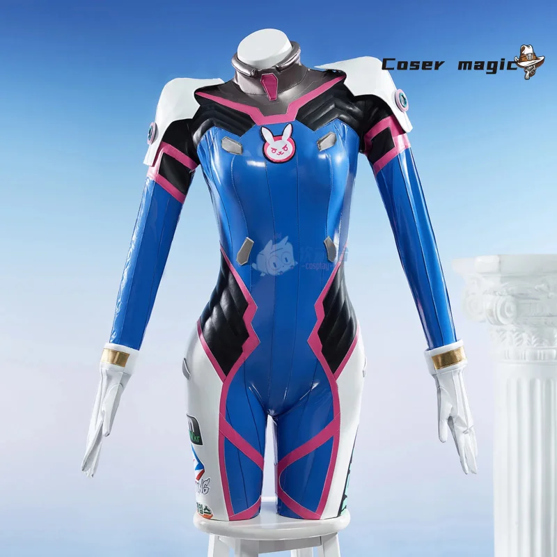 D.Va أزياء تنكرية للعبة Overwatch زي الهالوين كرنفال حفلة عيد الميلاد لعب الأدوار الملابس الملابس